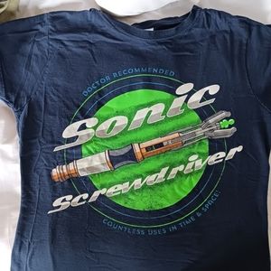 Doctor Who Sonic Screwdriver T-Shirt | Good (Used) | Ladies M